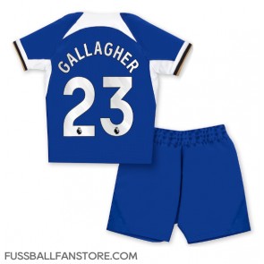 Chelsea Conor Gallagher #23 Replik Heimtrikot Kinder 2023-24 Kurzarm (+ Kurze Hosen)